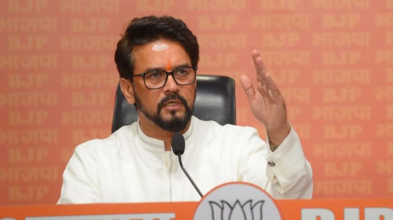 Congress is playing politics to save infiltrators and urban Naxals Anurag Thakur news in hindi