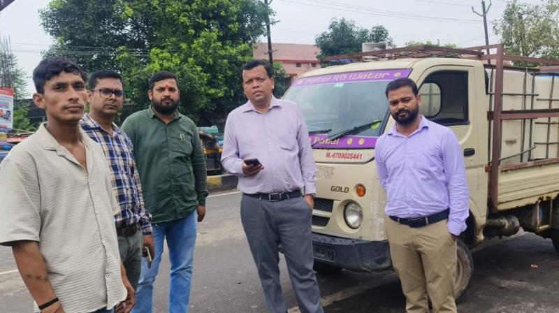 Five RO water files caught without register by Chas Nagar Nigam news in hindi