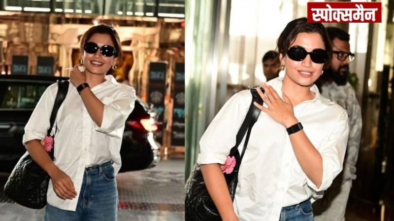 Rashmika Mandanna Seen Sporting a Ring as Dating Speculations with Vijay Deverakonda news in hindi 