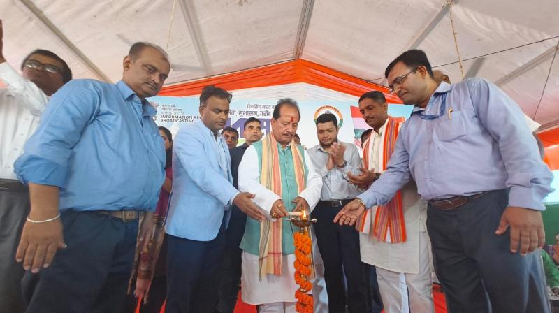 PM Modi foundation of a developed India through development works of the poor: Vijay Kumar Sinha news in hindi