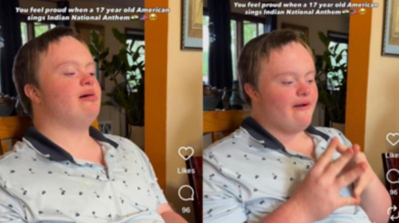 17-year-old American teenager sang the Indian national anthem news in hindi 