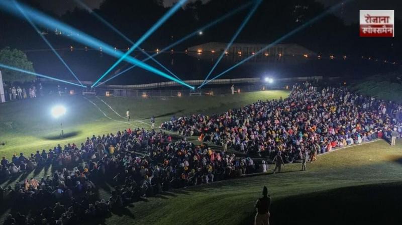 The story of the great martyrdom of Sri Guru Tegh Bahadur Ji echoed in the skies of Anandpur Sahib 