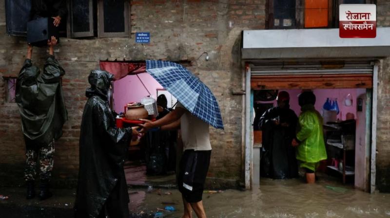 Nepal has been hit hard by 24-hour rain news in hindi 