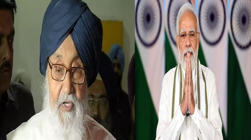 Prime Minister Modi will visit Chandigarh this afternoon to pay his last respects to Prakash Singh Badal.