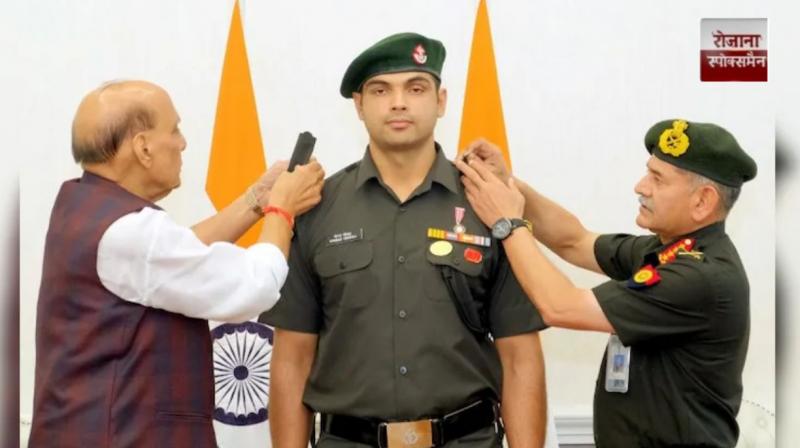 Neeraj Chopra becoming a Lieutenant Colonel in the Indian Army news in hindi 