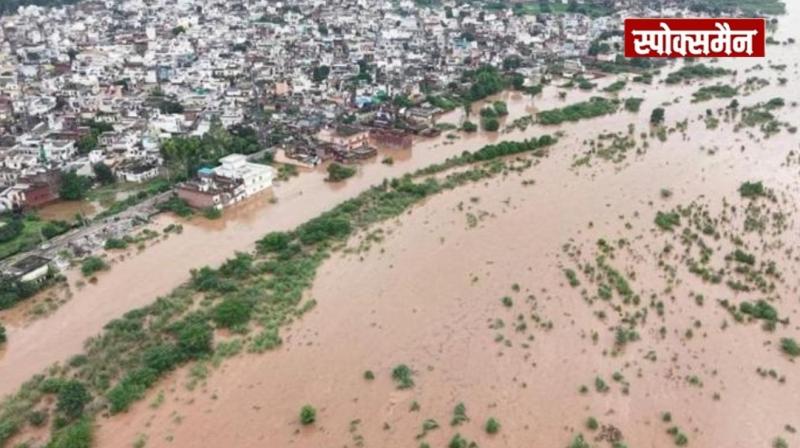 Flood wreaks havoc in Haryana, more than 20,000 people left homeless news in hindi 