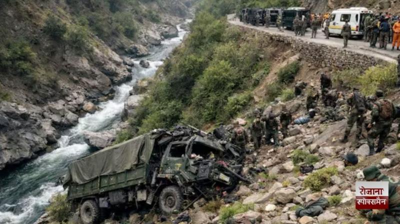 10 Soldiers Martyred, 10 Injured As Army Vehicle Plunges Into Gorge In J&K's Doda 
