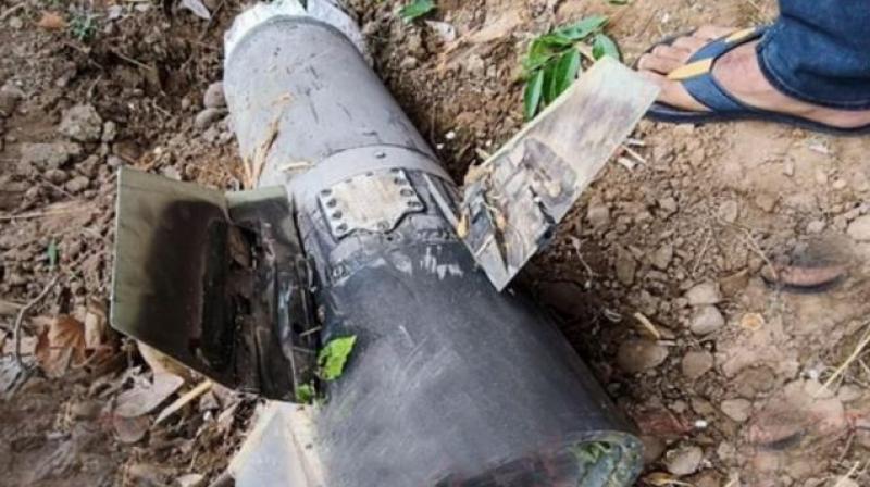 Missile part found near Chintapurni temple in Himachal Pradesh News In Hindi Missile part found near Chintapurni temple in Himachal Pradesh News In Hindi