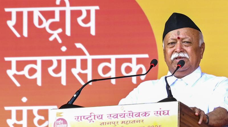 We will be friends with everyone, but will be cautious about security Mohan Bhagwat news in hindi 