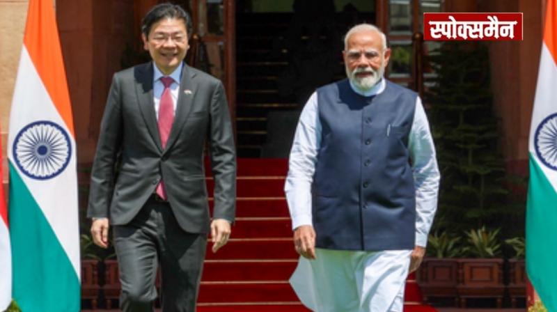 PM Modi and Singapore PM inaugurate the second phase of JN Port PSA Terminal News in Hindi 