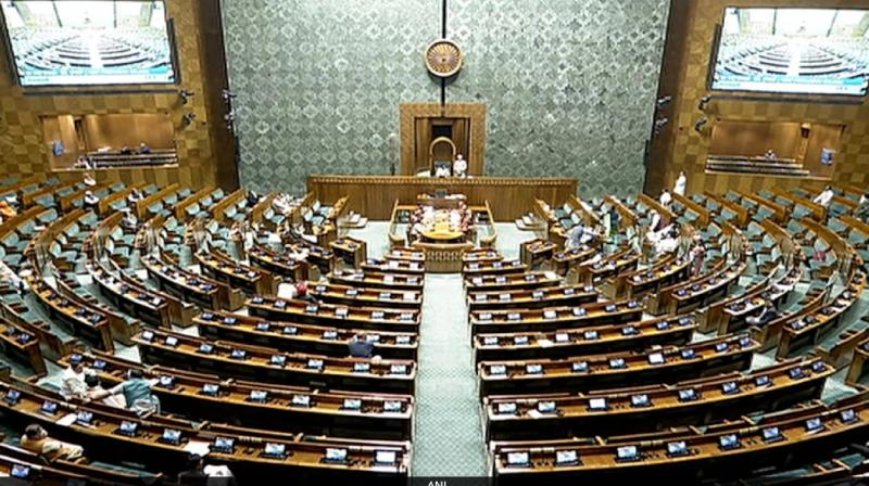 Lok Sabha proceedings adjourned indefinitely news in hindi