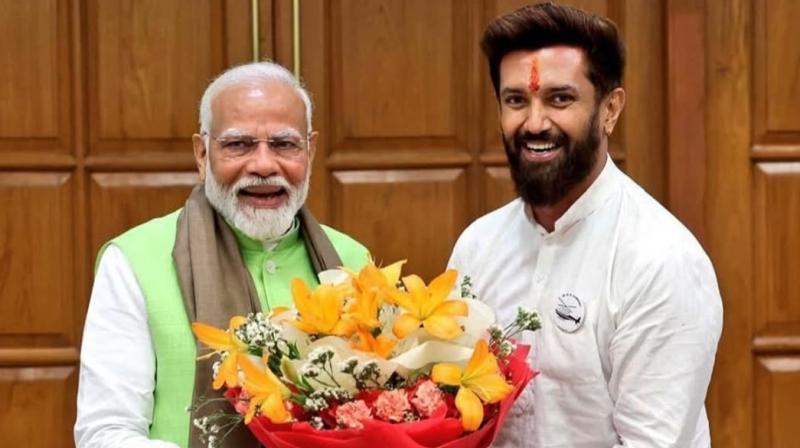 PM Modi took the country to new heights with the spirit of Nation First Chirag Paswan news in hindi