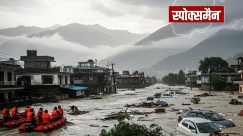 Heavy damage due to cloudburst in Chamoli news in hindi 