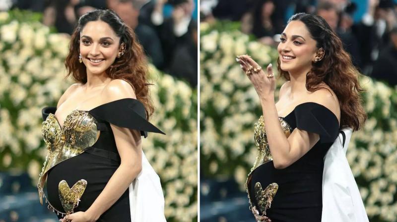 Kiara Advani flaunts baby bump at Met Gala 2025 News In Hindi