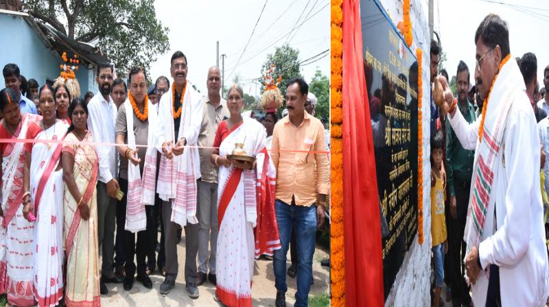 Sanjay Seth laid foundation stone for various schemes to be constructed at a cost of Rs 42 lakh News In Hindi Sanjay Seth laid foundation stone for various schemes to be constructed at a cost of Rs 42 lakh News In Hindi