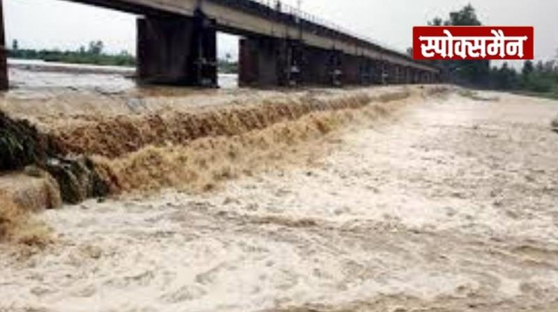 Danger of flood due to rising water level of Ghaggar river in Patiala administration issued alert news in hindi 