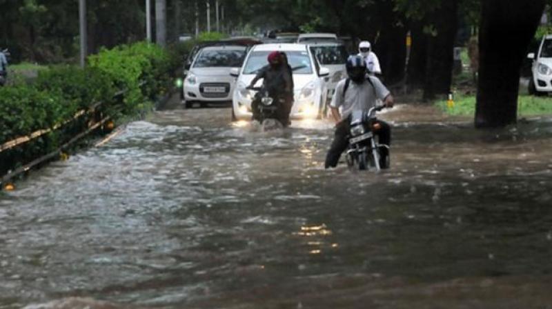Punjab Danger of flood in three days, Heavy rain alert news In hindi