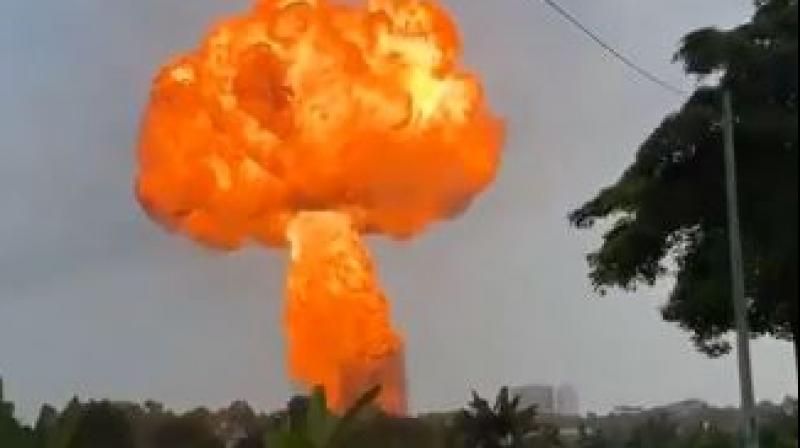 33 people injured in massive gas pipeline fire in Malaysia News In Hindi