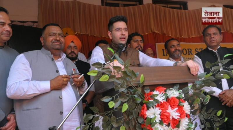 MP Raghav Chadha announces ₹1 crore MPLAD fund for indoor sports facility in Nurpur Bedi