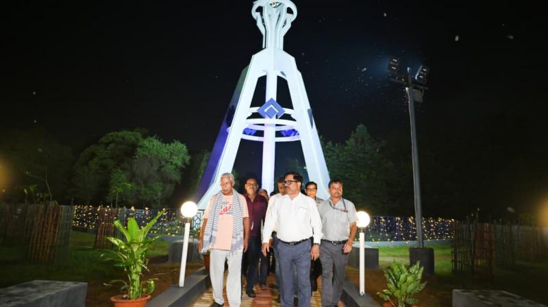 The mining department conducted a raid in various places of the district news in hindi