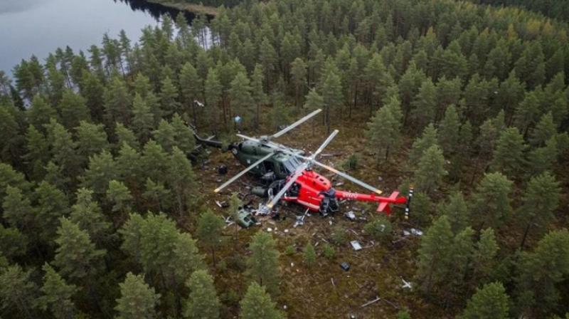 Finland Helicopter Crash two helicopters collided in air, 5 people died News In Hindi