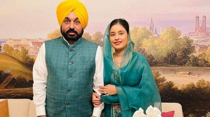 Punjab CM Bhagwant Mann wife Dr Gurpreet Kaur Pregnancy Delivery Baby News in Hindi Punjab CM Bhagwant Mann wife Dr Gurpreet Kaur Pregnancy Delivery Baby News in Hindi