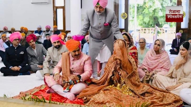 Vikramaditya Singh married Amreen Kaur according to Sikh rituals news in hindi