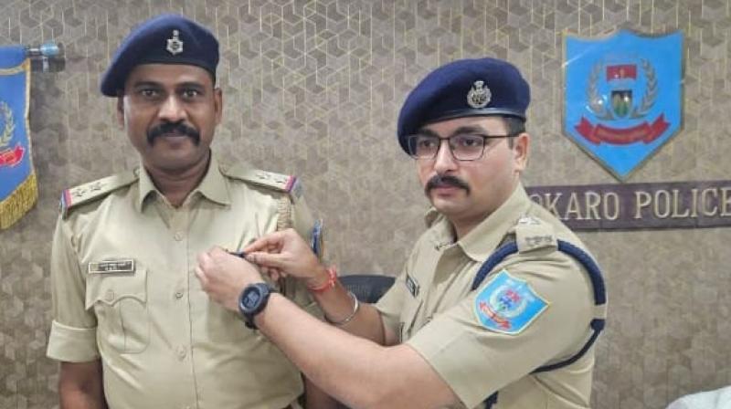 Bhajan Lal increased the pride of the police, was honored by the Union Home Ministry  news in hindi