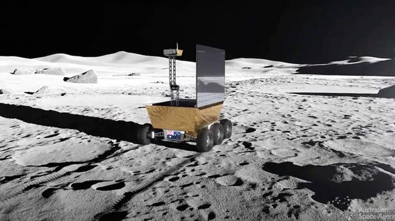 ऑस्ट्रेलिया के रोबोटिक मून रोवर की तस्वीर 