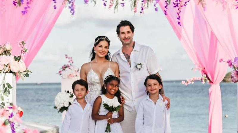 sunny leone and Daniel Weber anniversary Wedding pictures news in hindi sunny leone and Daniel Weber anniversary Wedding pictures news in hindi