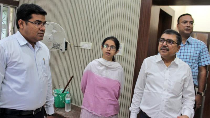 DC DDC inspected Bokaro Parishad news in hindi