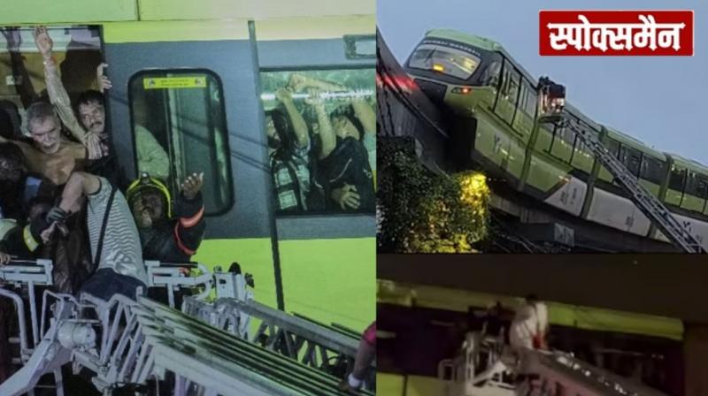 582 passengers rescued in Monorail accident in Mumbai news in hindi