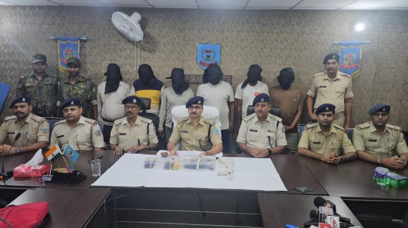 Loot case in Dhaneshwar Sahu's house exposed, six arrested news In hindi