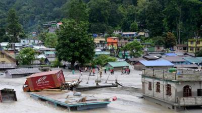 Death toll in Sikkim floods rises to 27, 141 people still missing