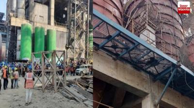  JK Cement factory accident in Madhya Pradesh 2 workers died news in hindi