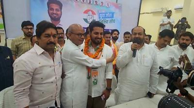 Bihar Young leader Shashant Shekhar joined hands with Congress News In Hindi