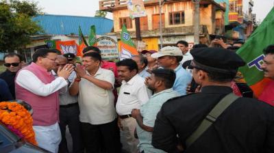 Chief Minister Pushkar Dhami reached Khatima News In Hindi