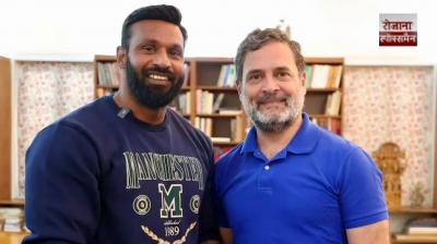 Rahul Gandhi Meets Mohammad Deepak After Kotdwar Row