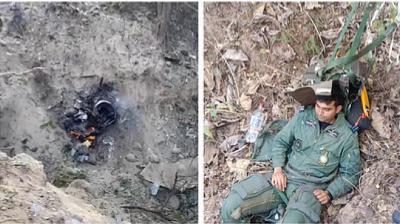 Haryana Panchkula IAF Fighter Jet Plane Crash Breaking news in hindi