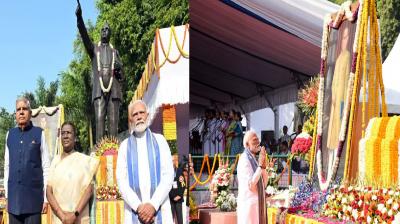 President Murmu, PM Modi pay tribute to BR Ambedkar News In hindi