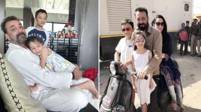 Sanjay Dutt wishes his twin children on their birthday news in hindi
