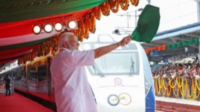 PM Modi flagged off Odisha's first 'Vande Bharat Express'