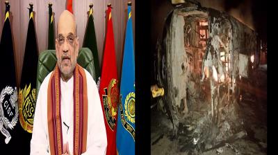 Home Minister Amit Shah expressed grief over the bus accident in Maharashtra