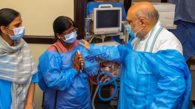 Home Minister Amit Shah met the victims of Pahalgam terror attack News in hindi