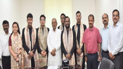 Indian Foreign Service Officer Trainees of 2022 batch paid a courtesy call on the Chief Minister