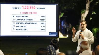 Karnataka Chief Election Officer accuses Rahul Gandhi of misbehaving news in hindi