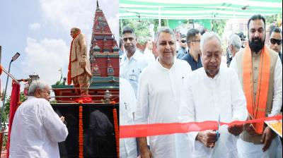 Sardar Patel statue unveiled in Paliganj, CM Nitish inaugurated it news in hindi