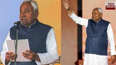 Nitish Kumar takes oath as Bihar Chief Minister for a record 10th time