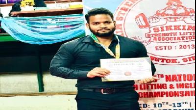 BSL's Mannan Ali wins silver medal in National Strength Lifting Championship