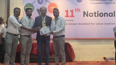 BSL Quality Circle teams performed well in the National Conference news In Hindi